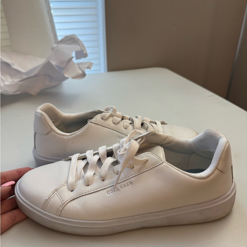 Cole Haan Cream Casual Sneakers